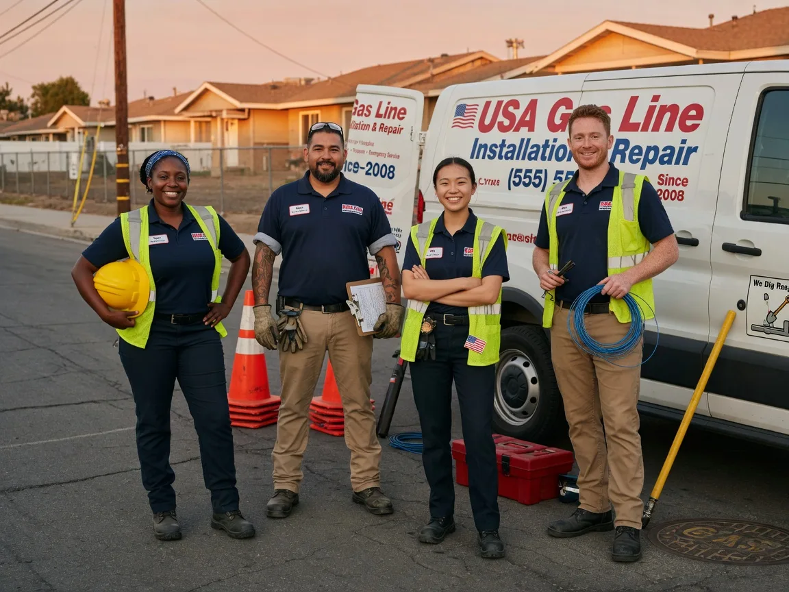 Gas Line Installation company in Burton, TX